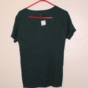 Rue 21 Green Ribbed Shirt Size 3X NWT